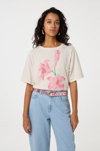 Cut It Out Heart Belt | Light Pink Metallic