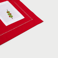 FC X Kulu Club Pocket Placemats | Red/White