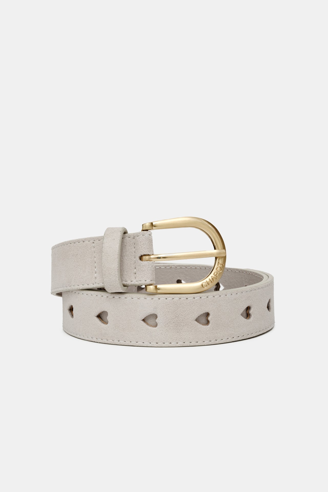 Cut It Out Heart Belt | Warm White