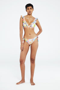 Heather Bikini Top | Cream White/Pink Pap