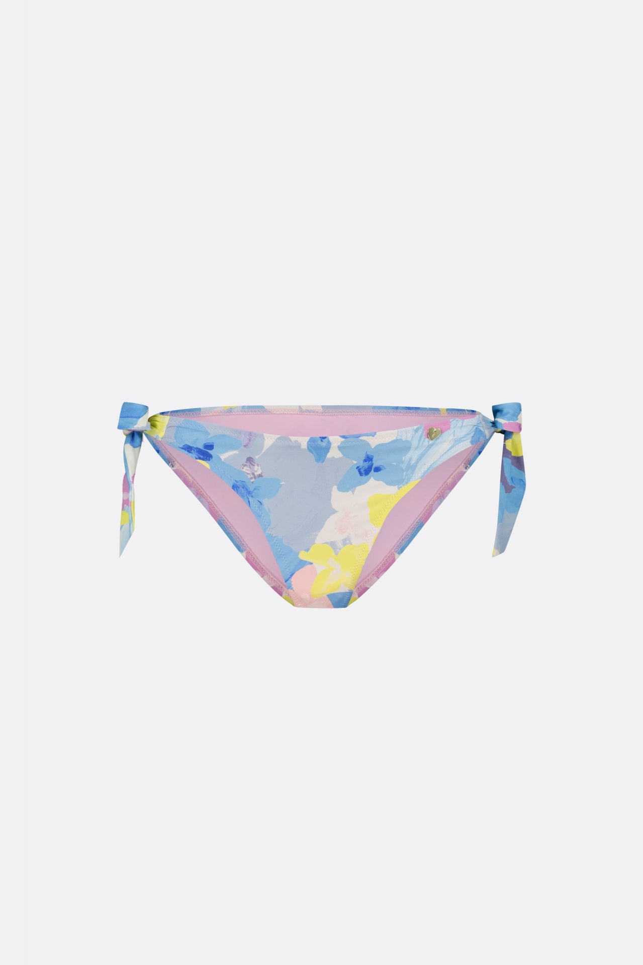 Beline Bikini Bottom | Cream White/Pool Blu