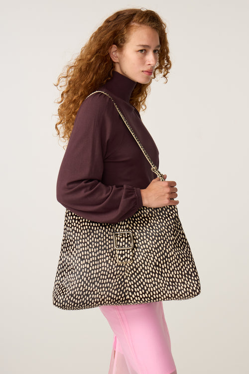 Chapot Maxi Bag | Cosy White/Black