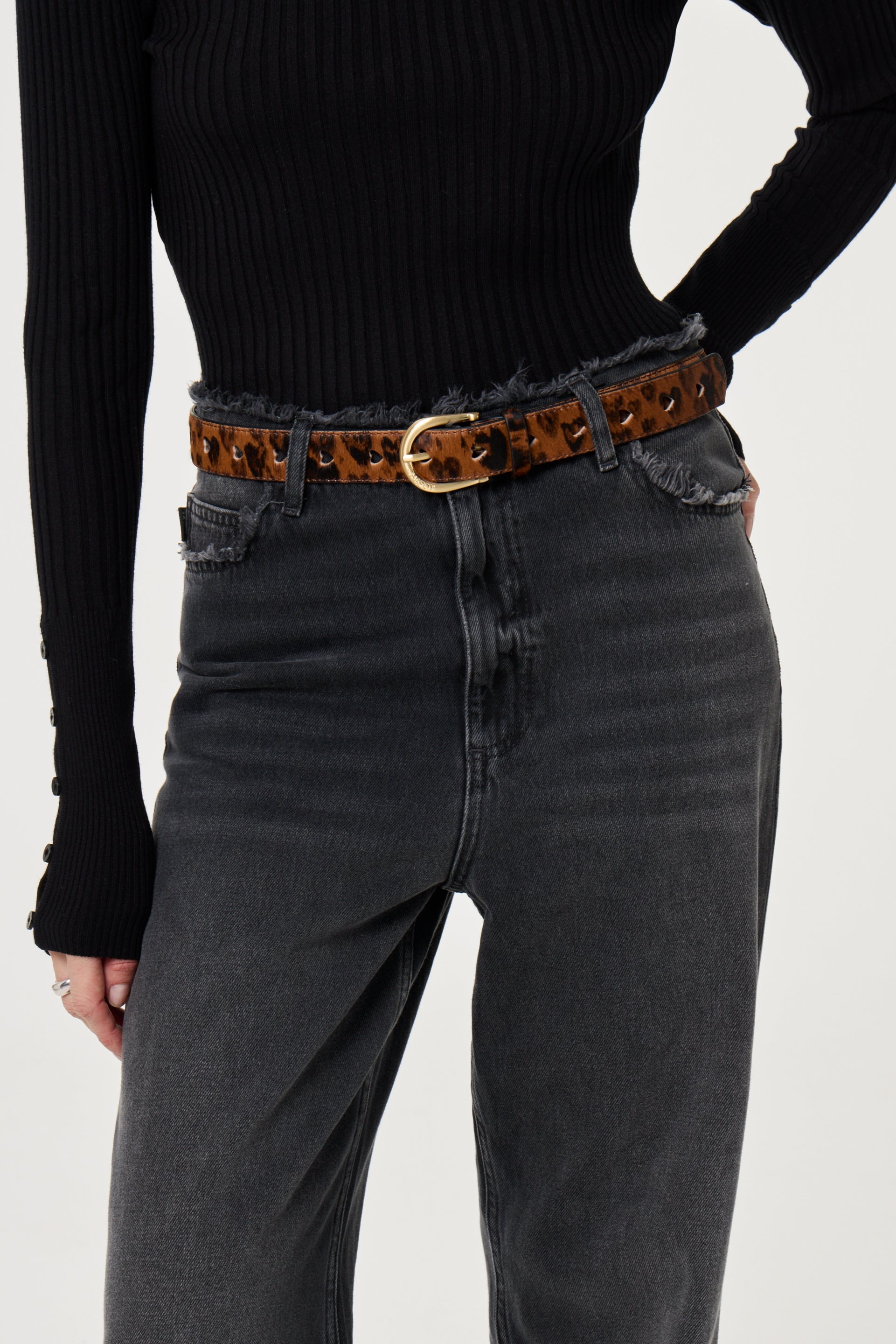 Hairy Belt | Burnt Sugar/Black