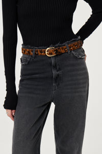 Hairy Belt | Burnt Sugar/Black