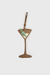 Cocktail Glass Bag Charm | Cognac