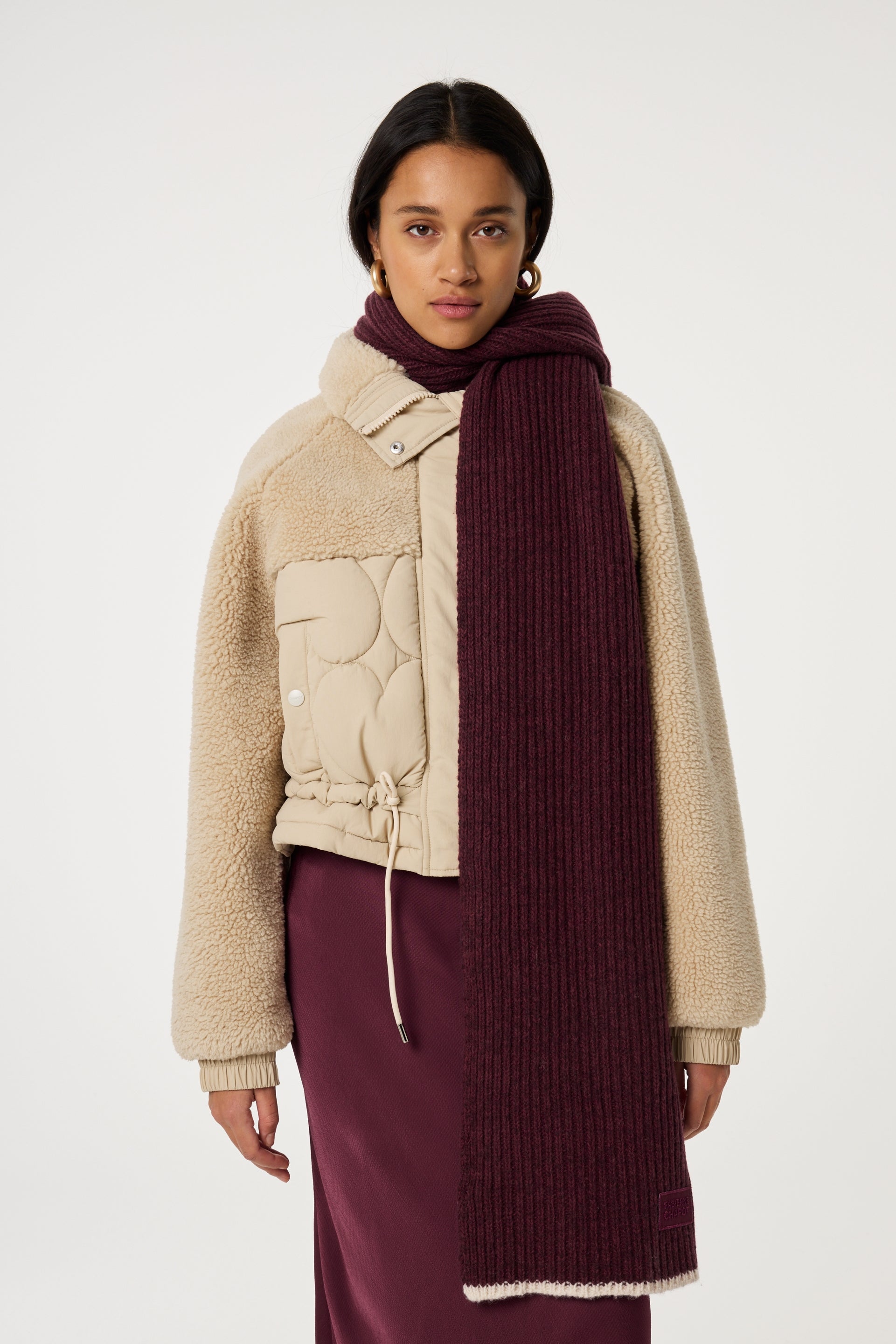 Ziggy Scarf | Deep Burgundy