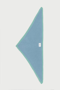 FC X CLÒIMH Wool Triangle Scarf | Light Blue/Mint Green
