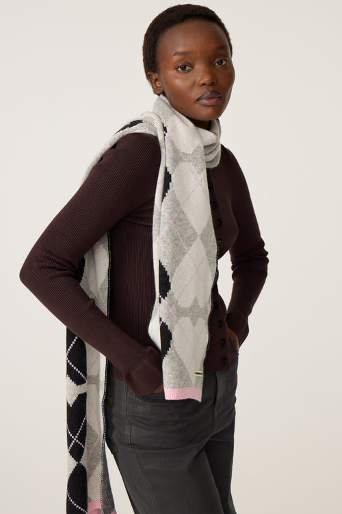 Jamie Scarf | Grey/Black