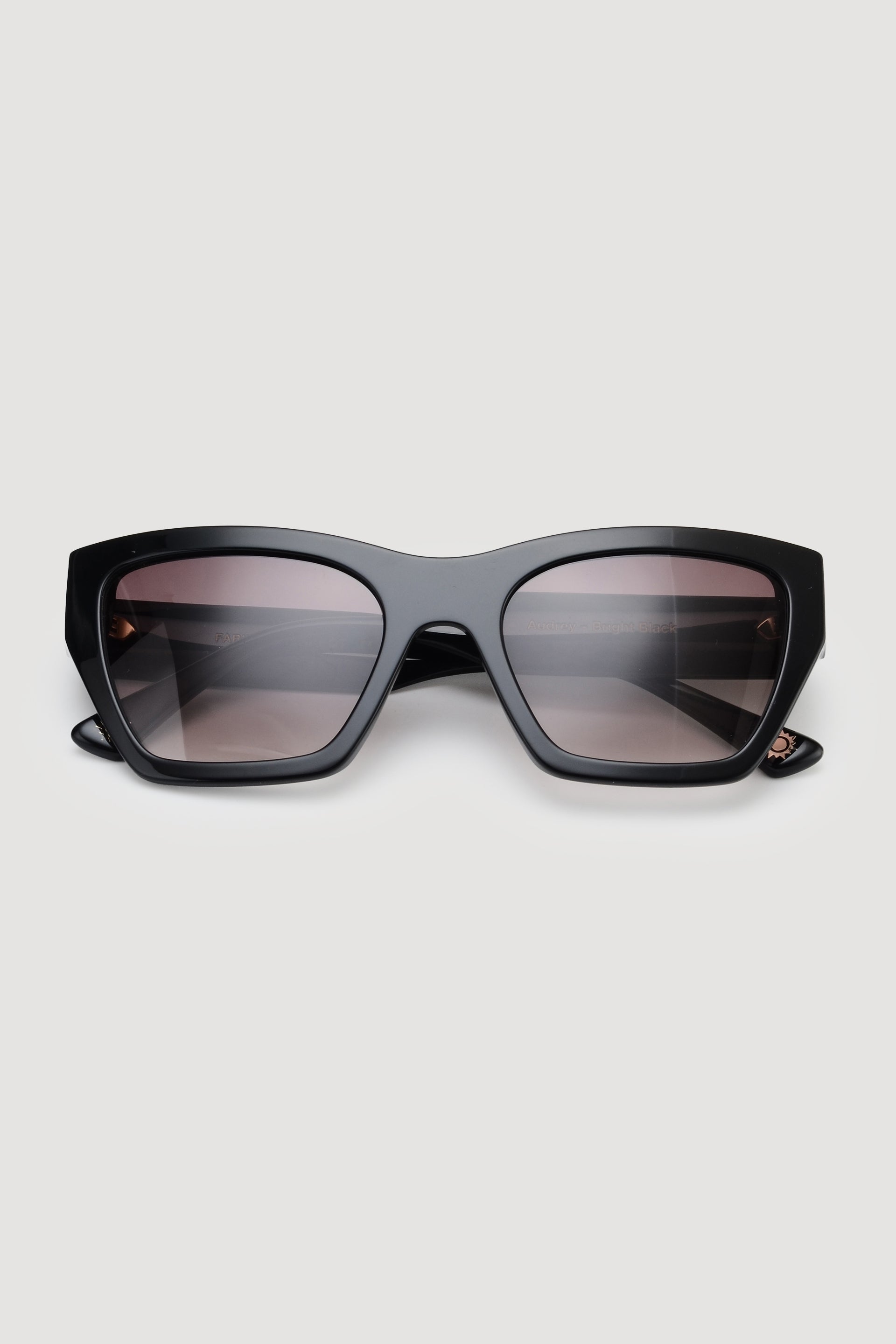 Audrey Sunglasses | Bright Black