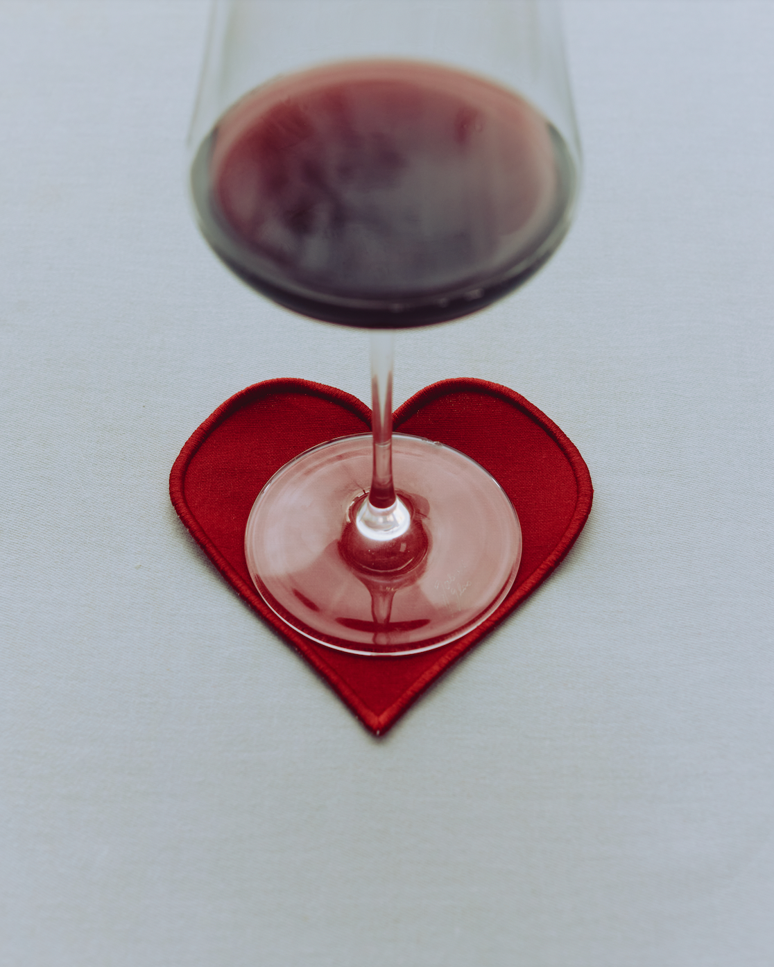 FC X Kulu Club Heart Coasters | Red
