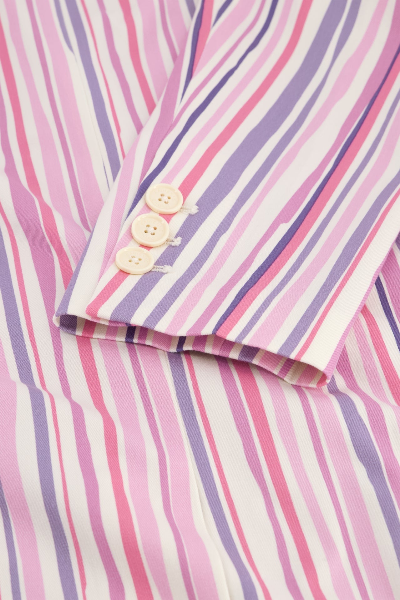 Benny Blazer | Cream White/Pink Can