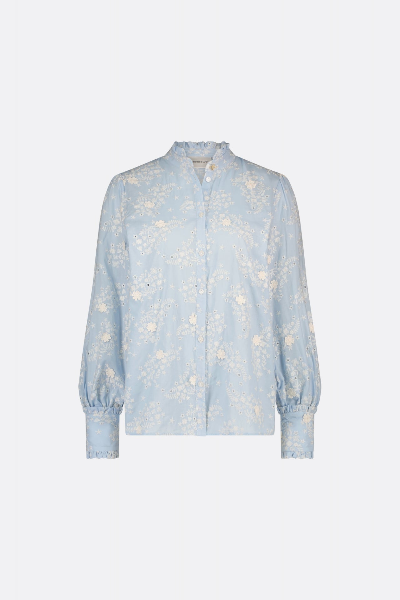 Brody Broderie Blouse | Summer Blue