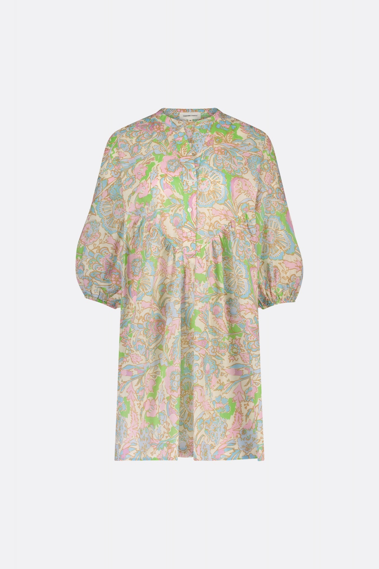 Dover Dress | Sandy Beach/Pink Can