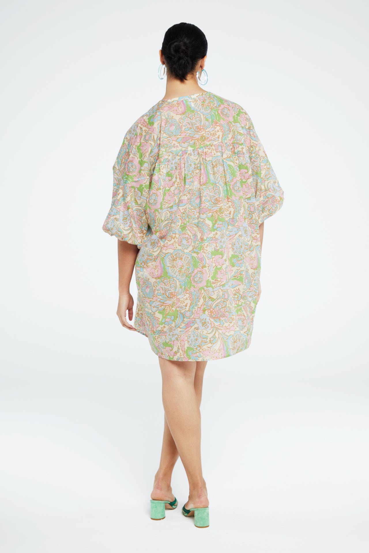 Dover Dress | Sandy Beach/Pink Can