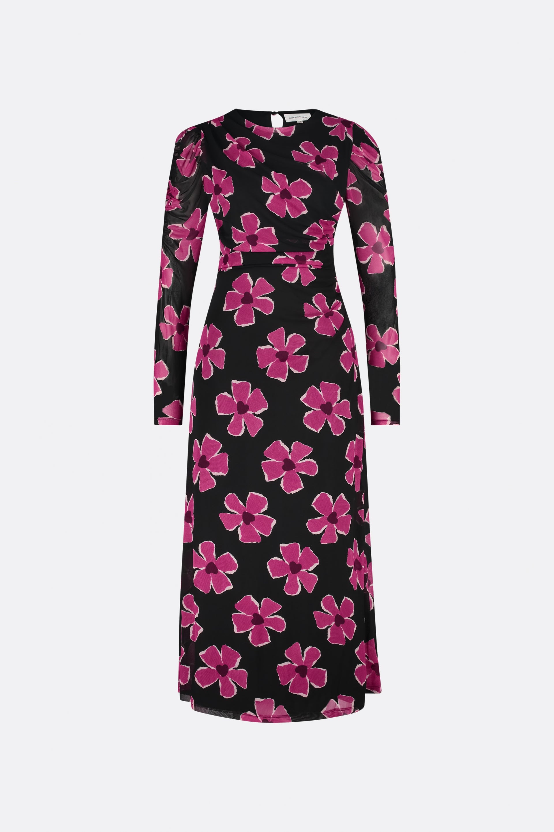 Bella Dress | Lollipop Pink/Black