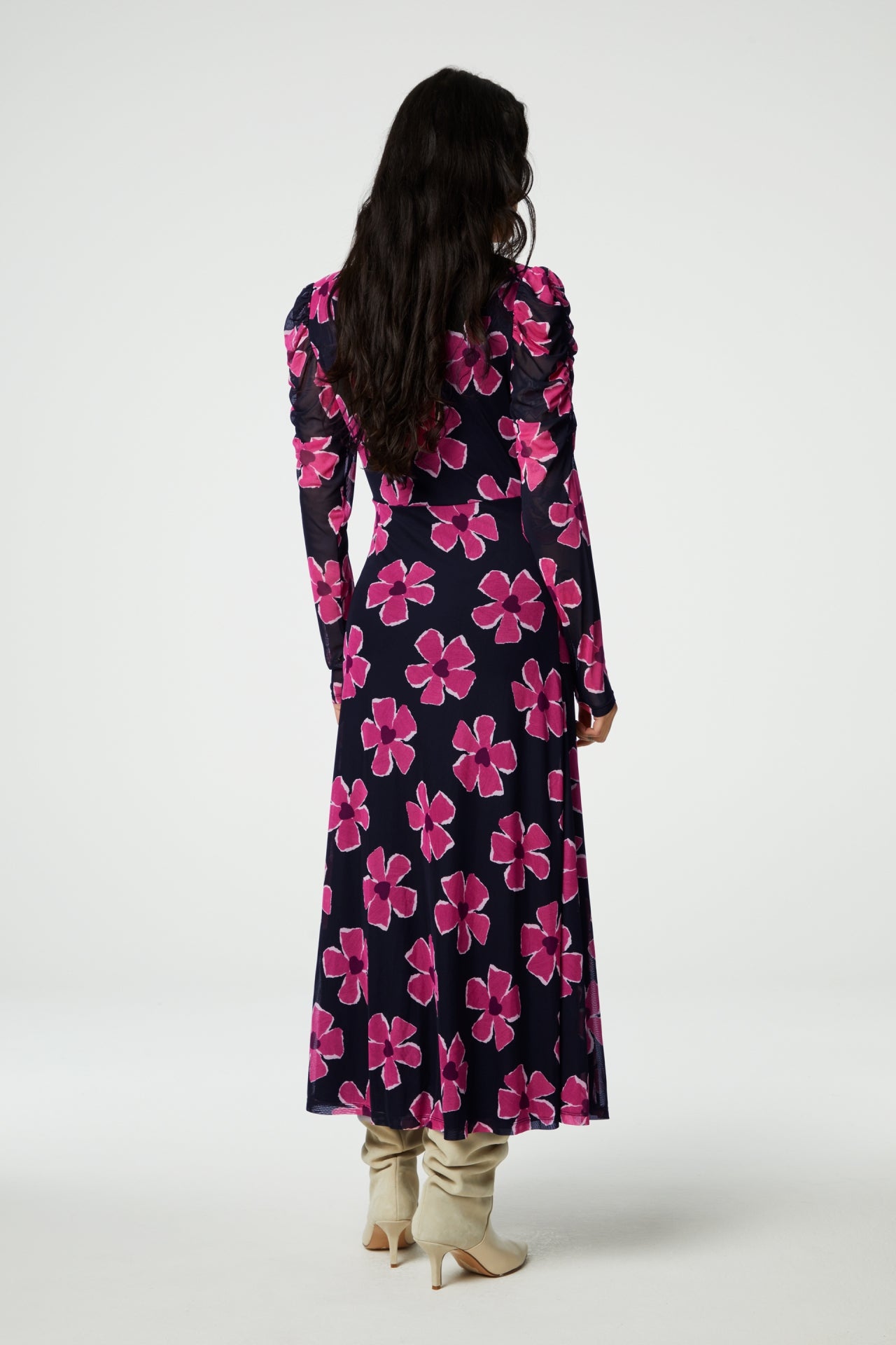 Bella Dress | Lollipop Pink/Black