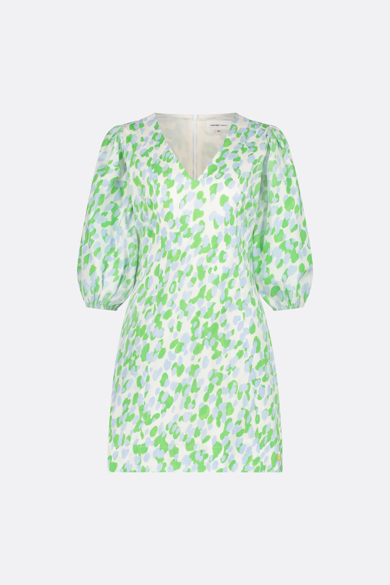 Iris Dress | Cream White/Acapulco