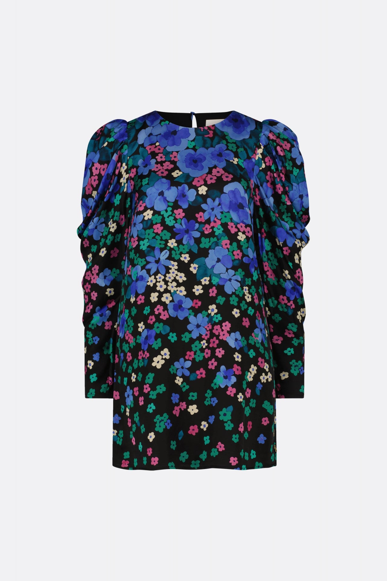 Marloes Dress | Black/Feeling Green
