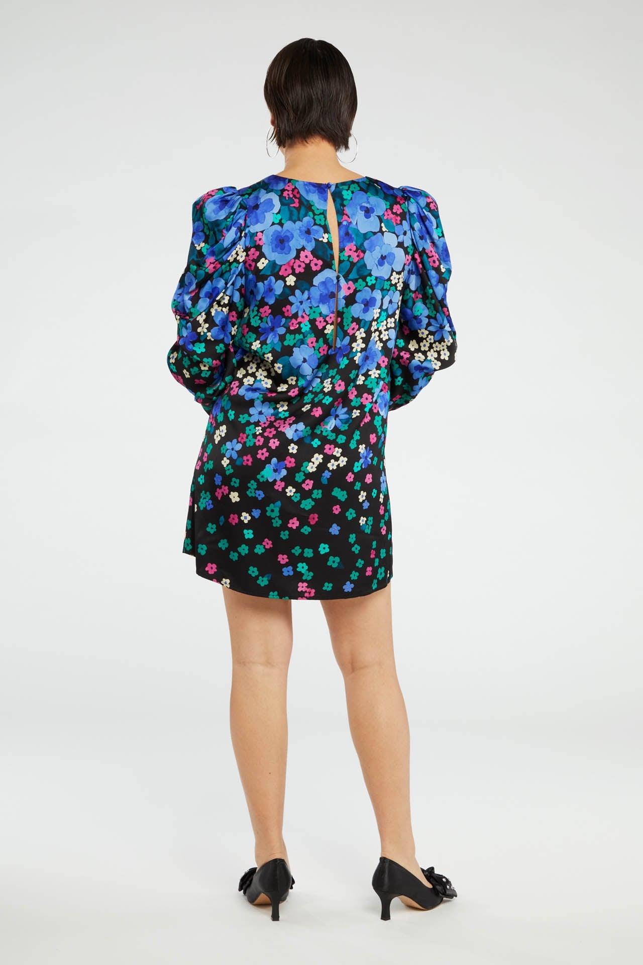 Marloes Dress | Black/Feeling Green