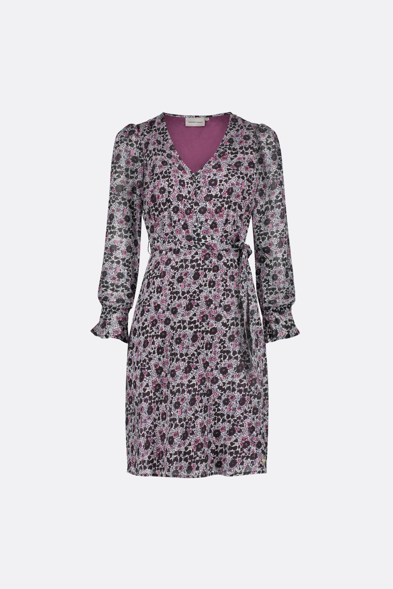 Isabella short Dress | Warm White/Antra