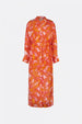Denis Dress | Mandarin Orange/Pink