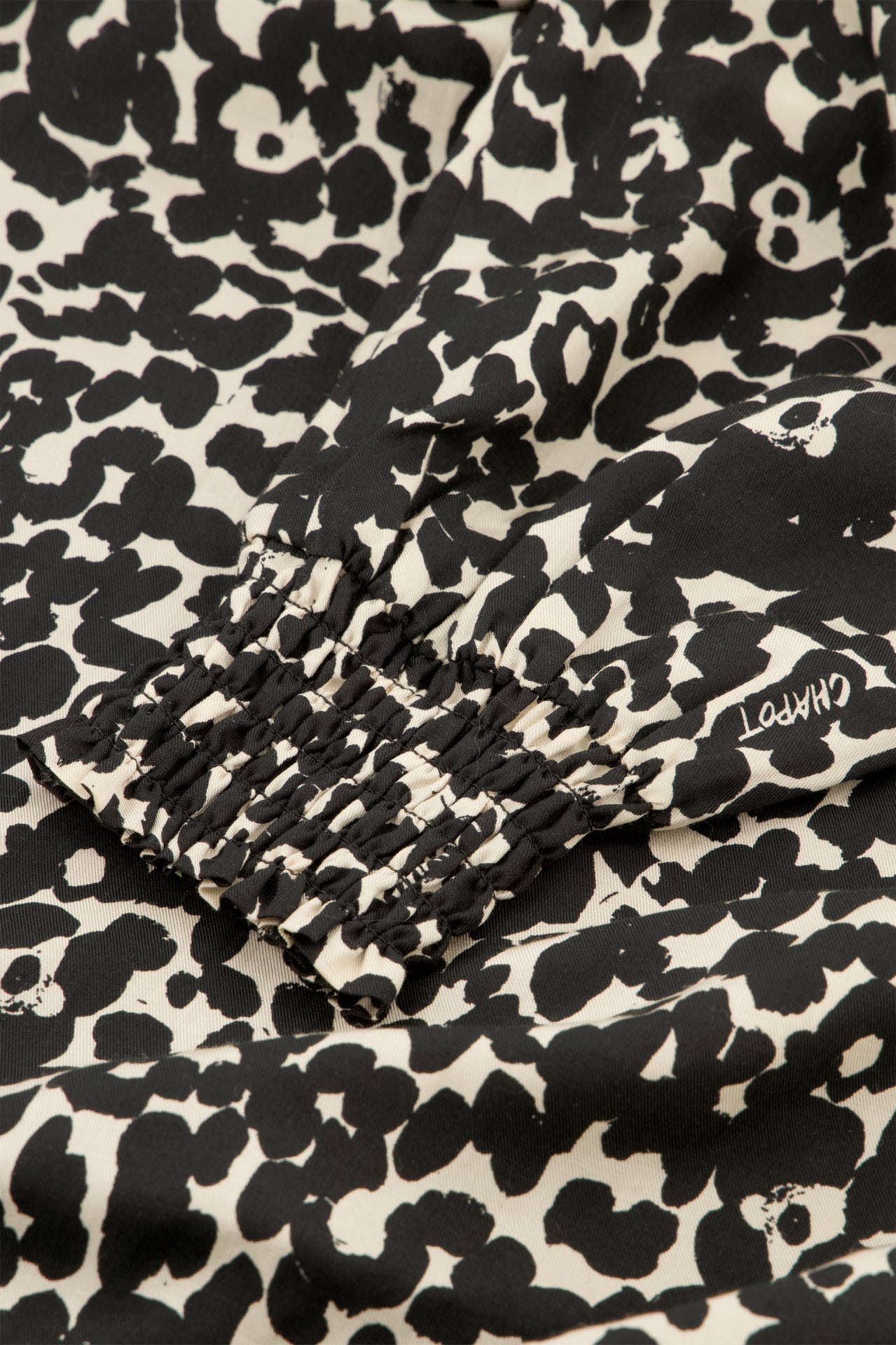 Natalia dress | Black/Oat Melange