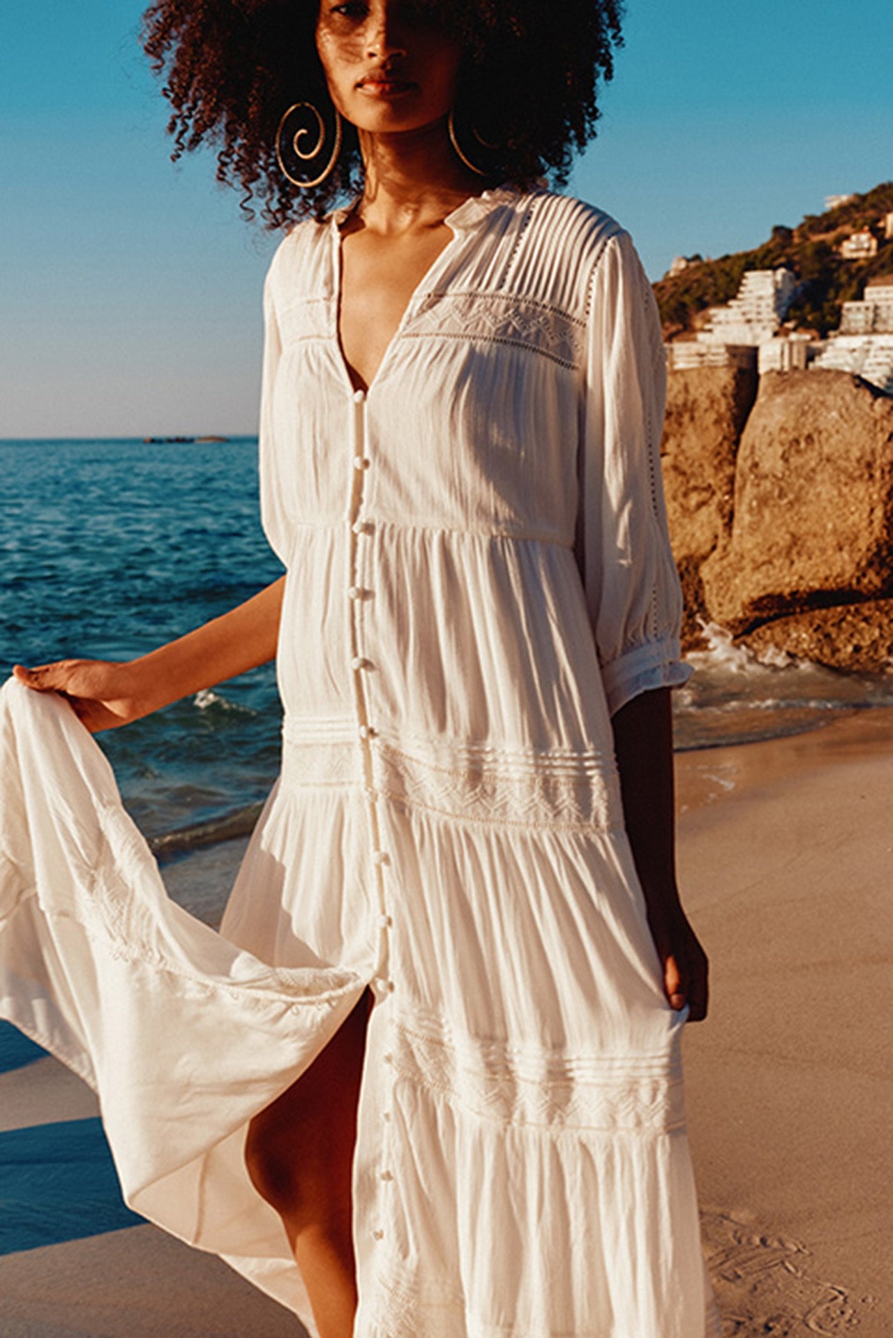 Kira  Dress | Cream White