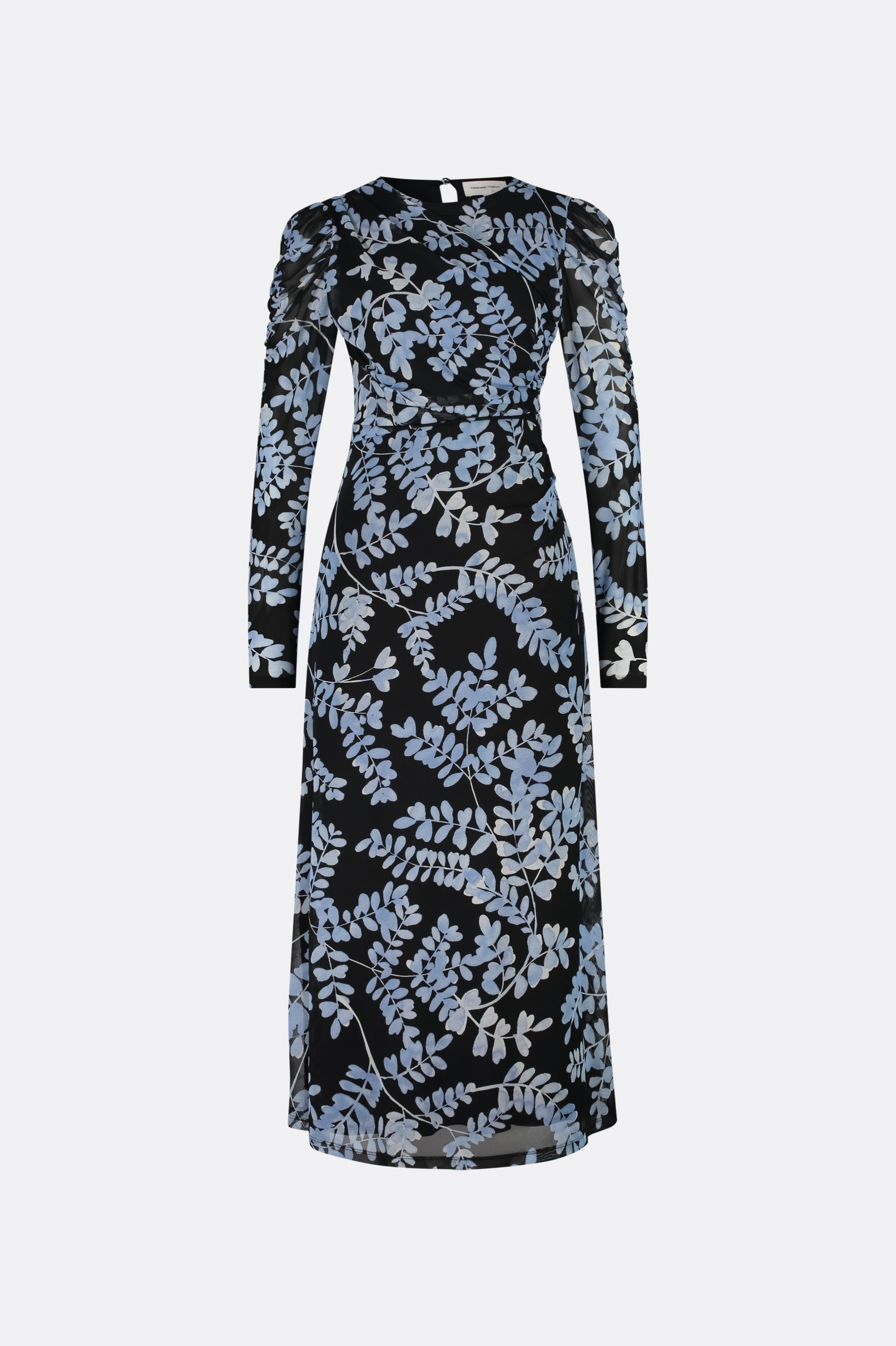 Bella Dress | Black/Cornflower Blu