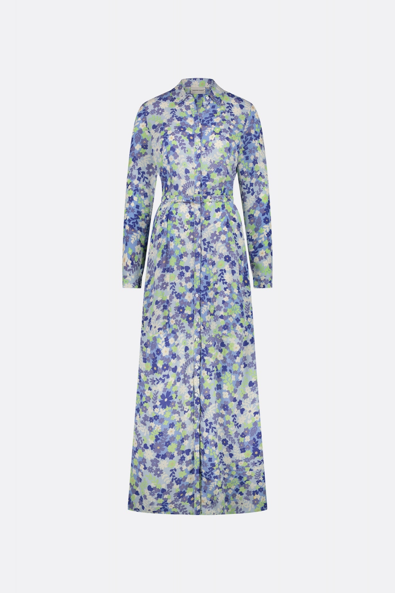 Lira Dress | Riad Blue/Acapulco G