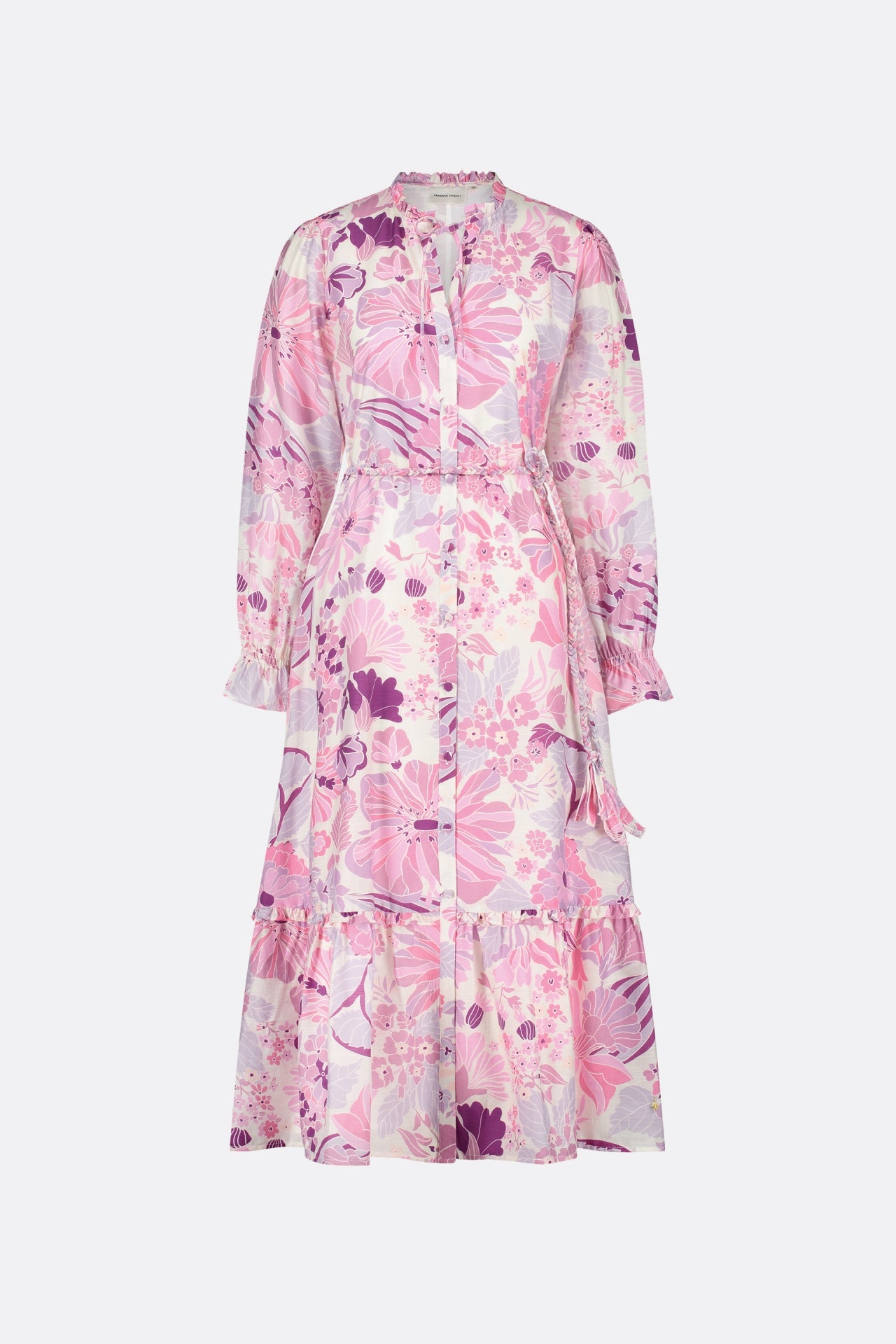 Marilene Dress | Warm White/Pink Cand