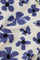 Nia Dress | Cream White/Blue Nig