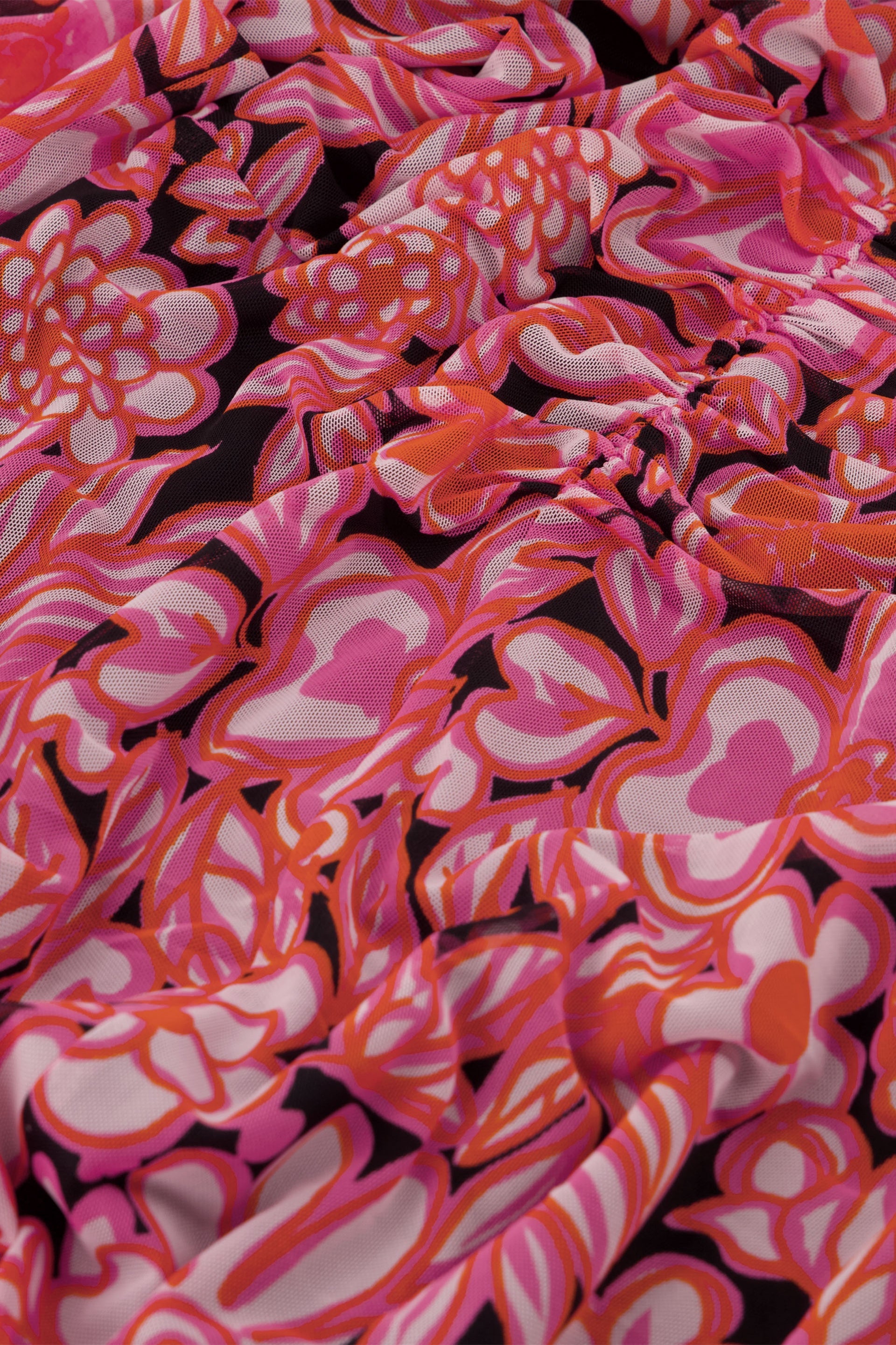 Welma Short Dress | Pink Candy/Mandarin
