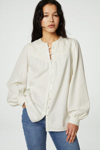 Resa Blouse | Cream White