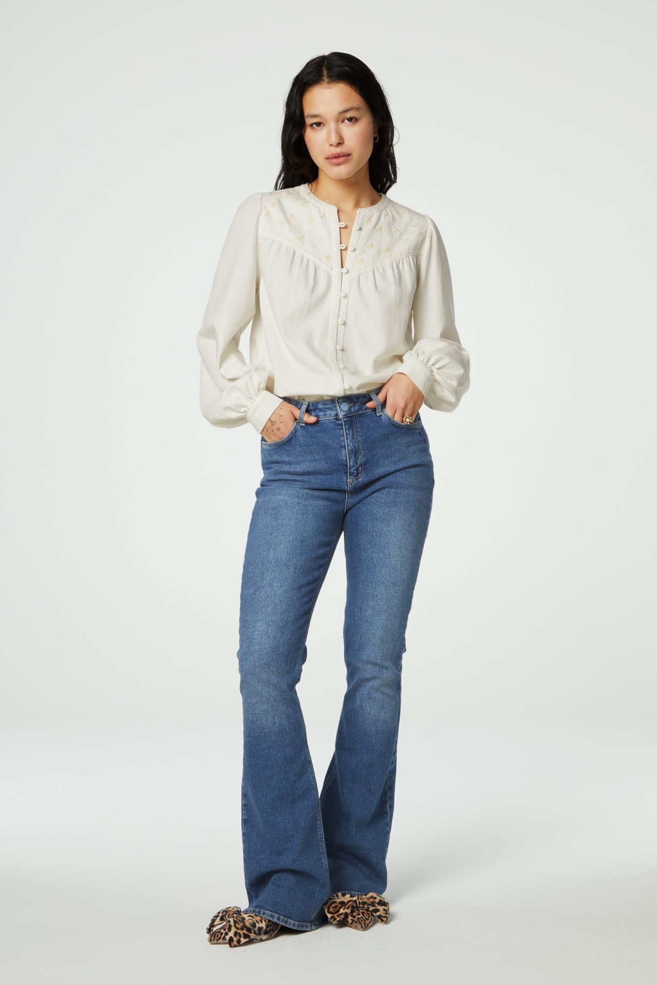 Resa Blouse | Cream White