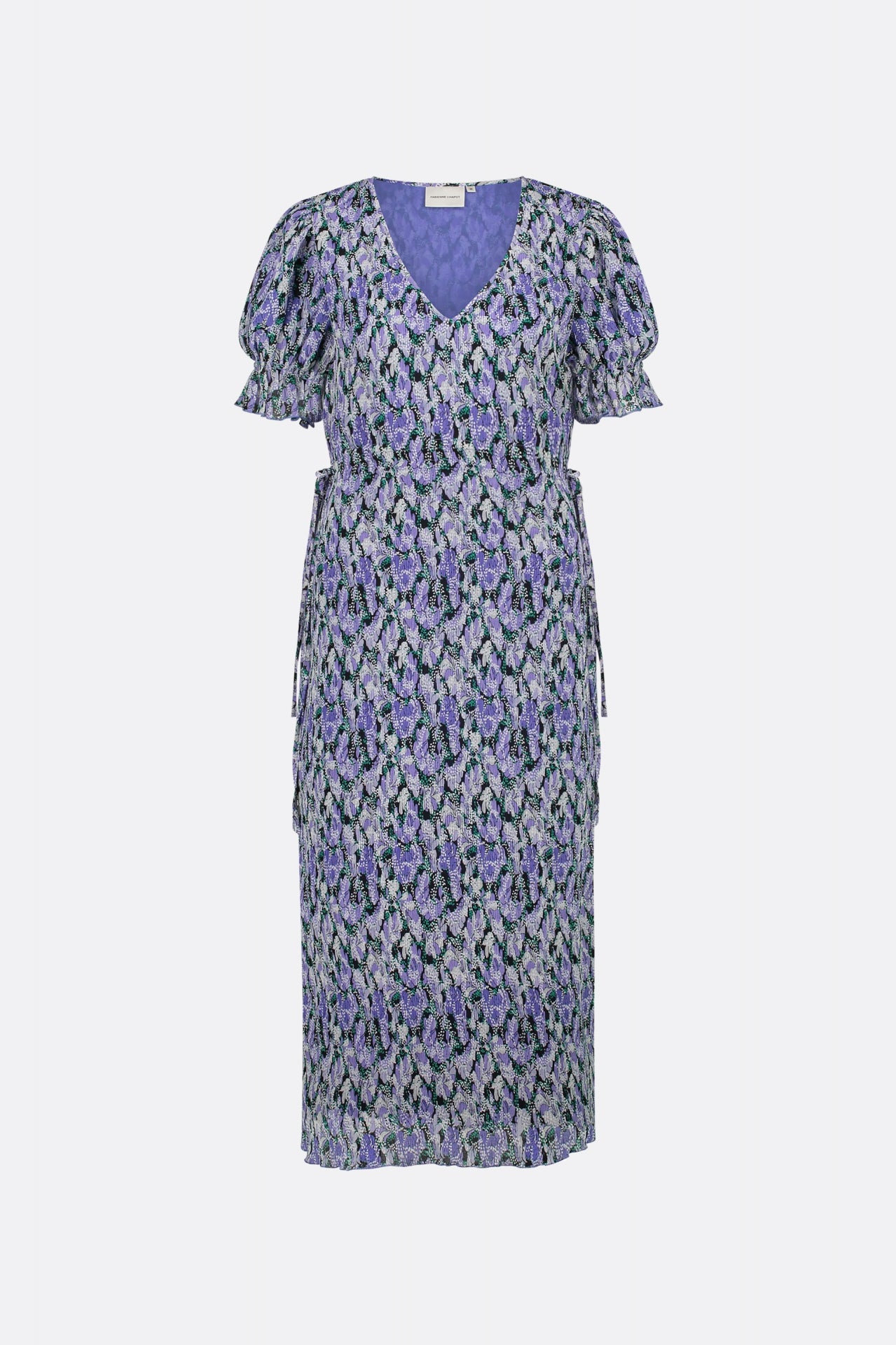 Pauline Dress | Poppy Purple/Cream W
