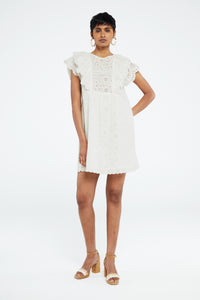 Mimi Dress | Cream White