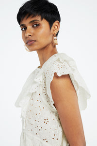 Mimi Dress | Cream White