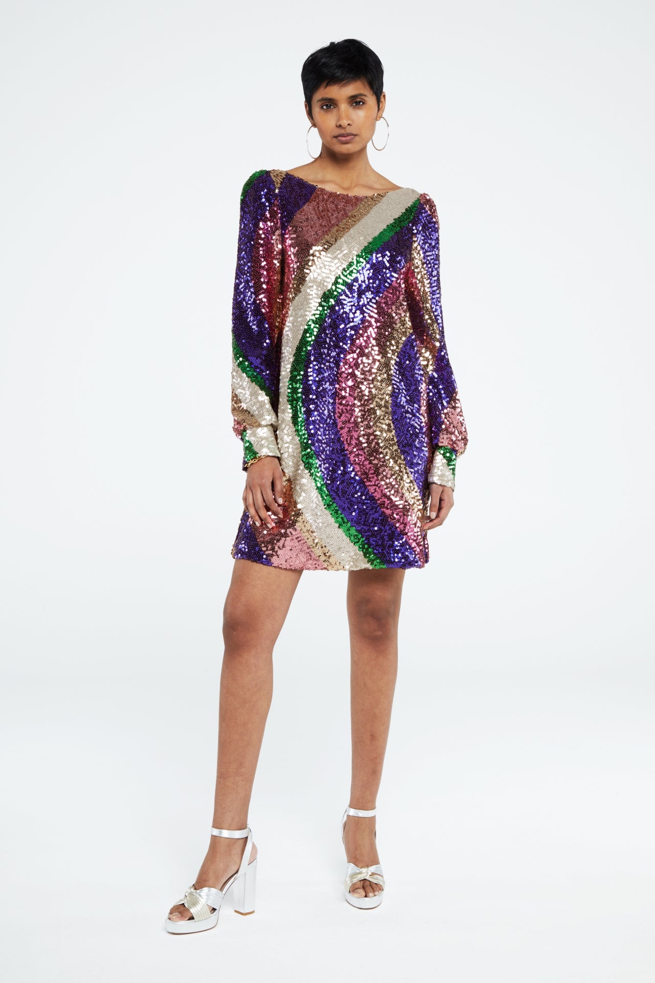 Perla Dress | Pinata pink/Off-Whit