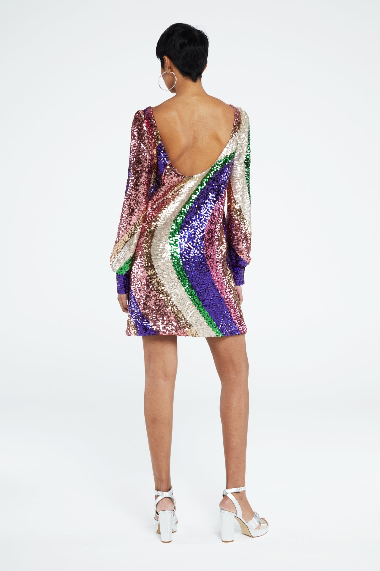 Perla Dress | Pinata pink/Off-Whit
