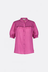 Tootsie SS Blouse | Cassis