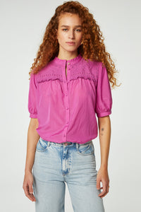 Tootsie SS Blouse | Cassis