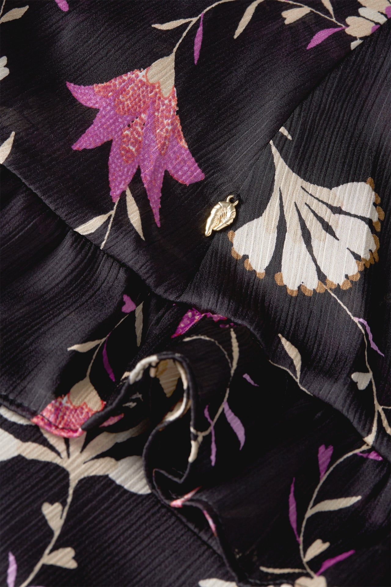 Bobo Frill Cato Skirt | Black/Loving Lilac