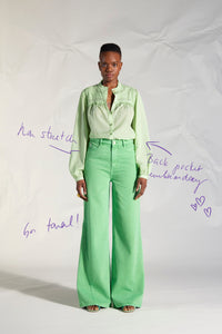 Bonnie Wide Leg | Acapulco Green