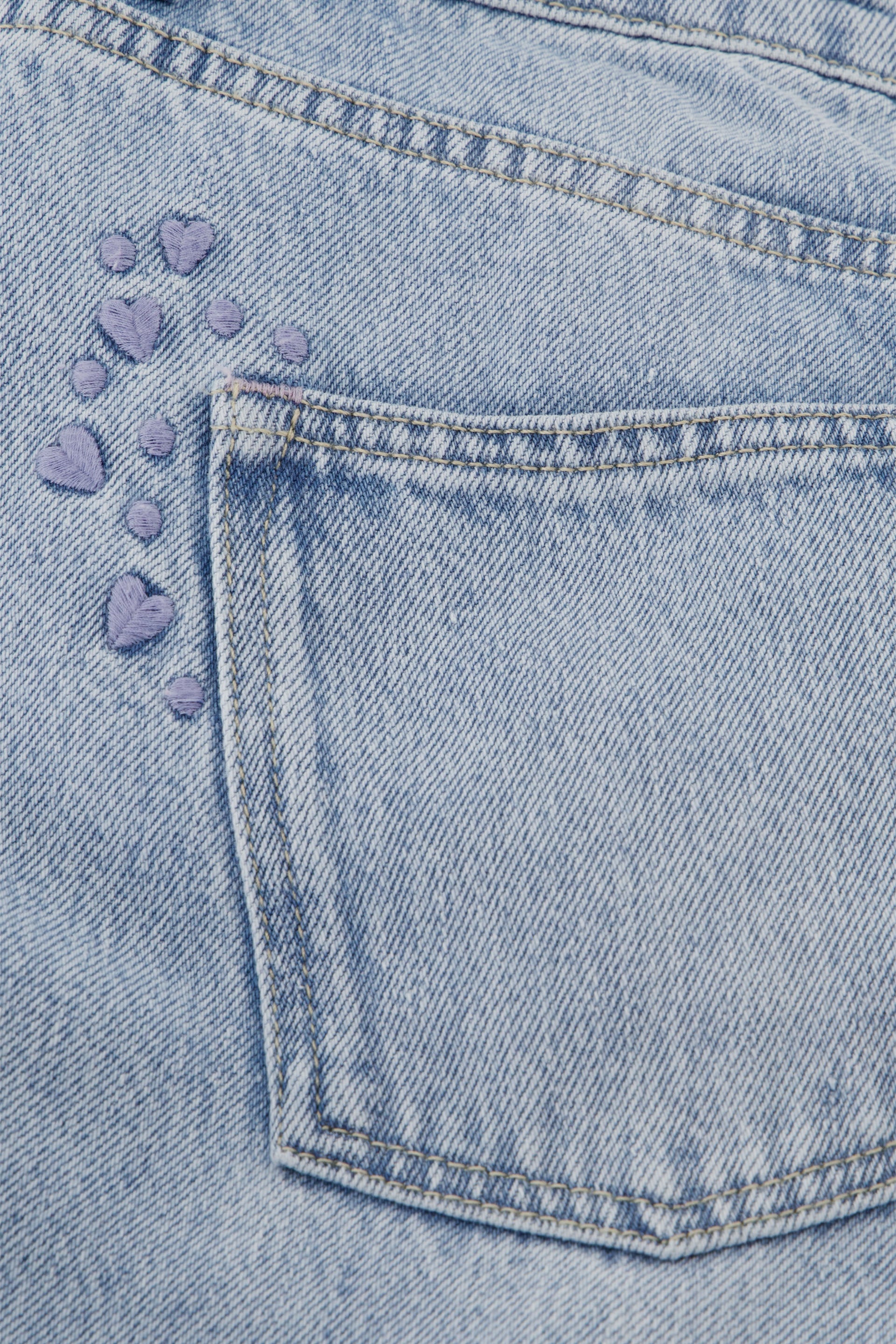 Lucy Wide | Faded Light Blue