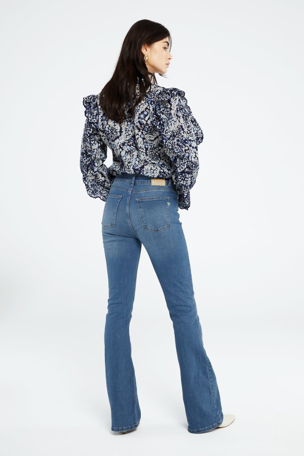 Eva Flare | Light Medium Wash