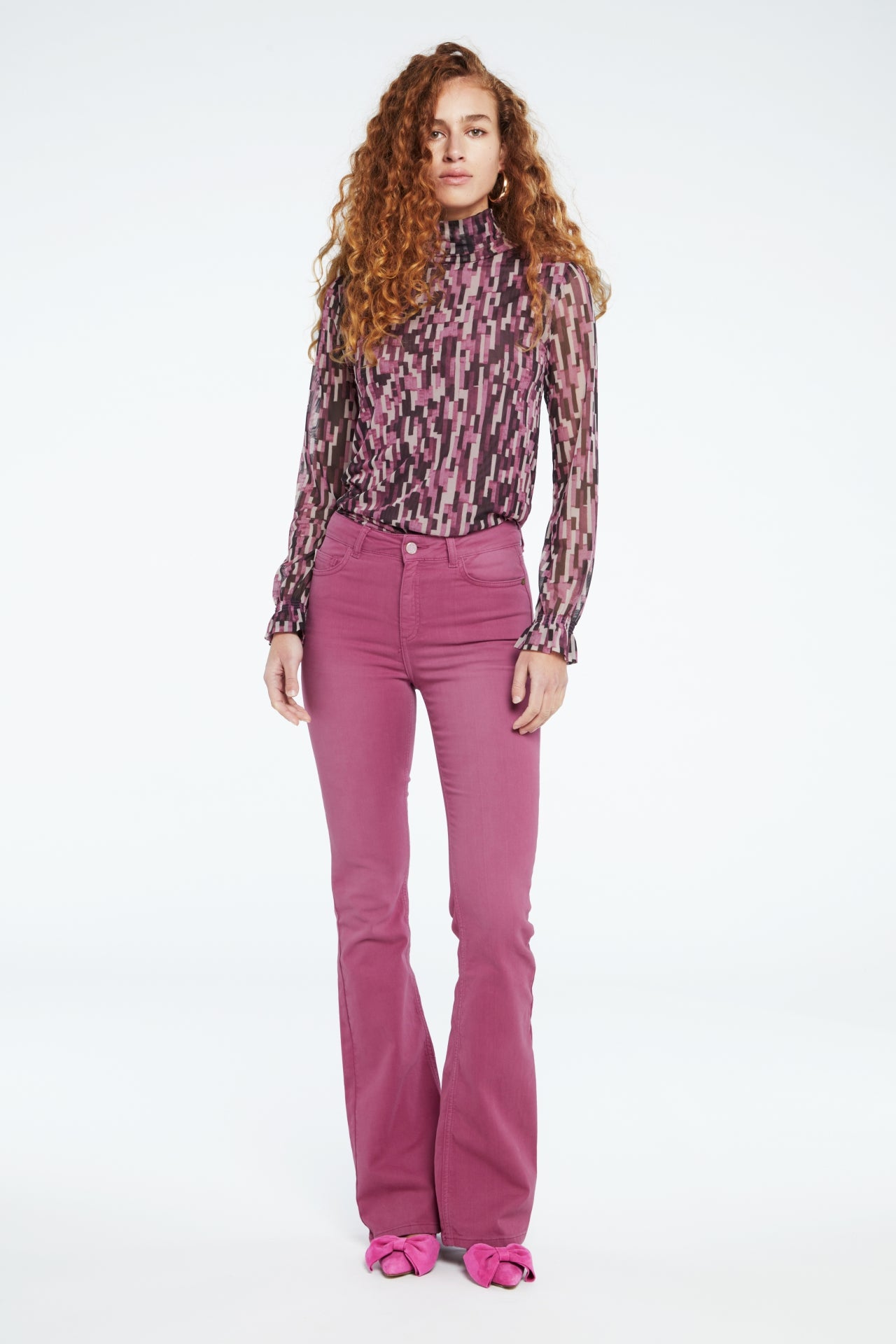 Eva Flare | Aubergine