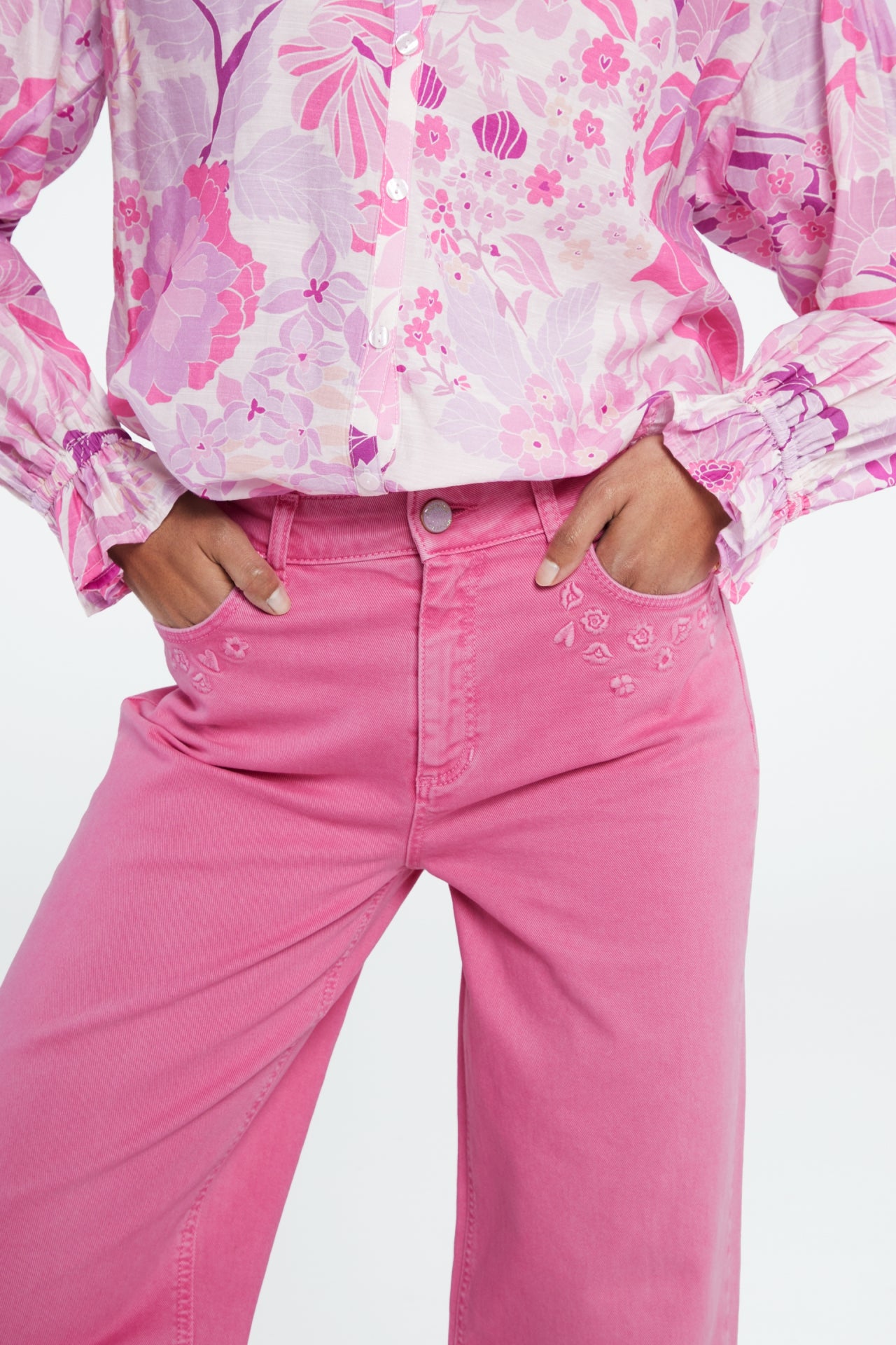 Eva Wide Leg | Slush Puppy Pink