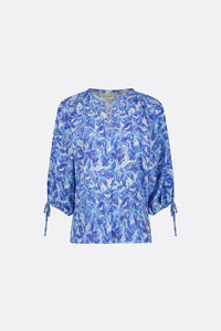 Cooper Blouse | Pool Blue/Caribbean