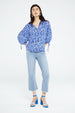 Cooper Blouse | Pool Blue/Caribbean