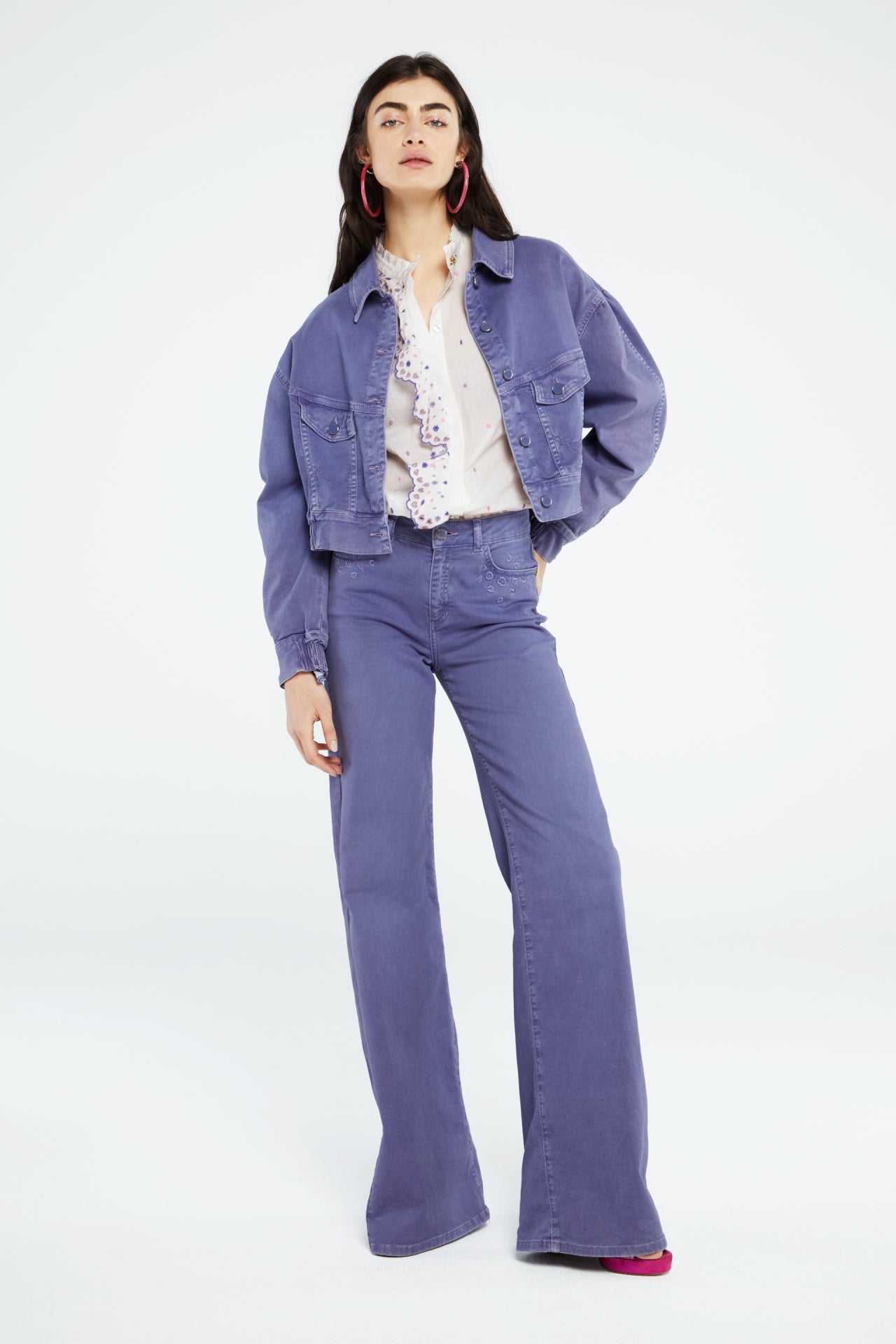 Eva Wide Leg | Dusty Lovender